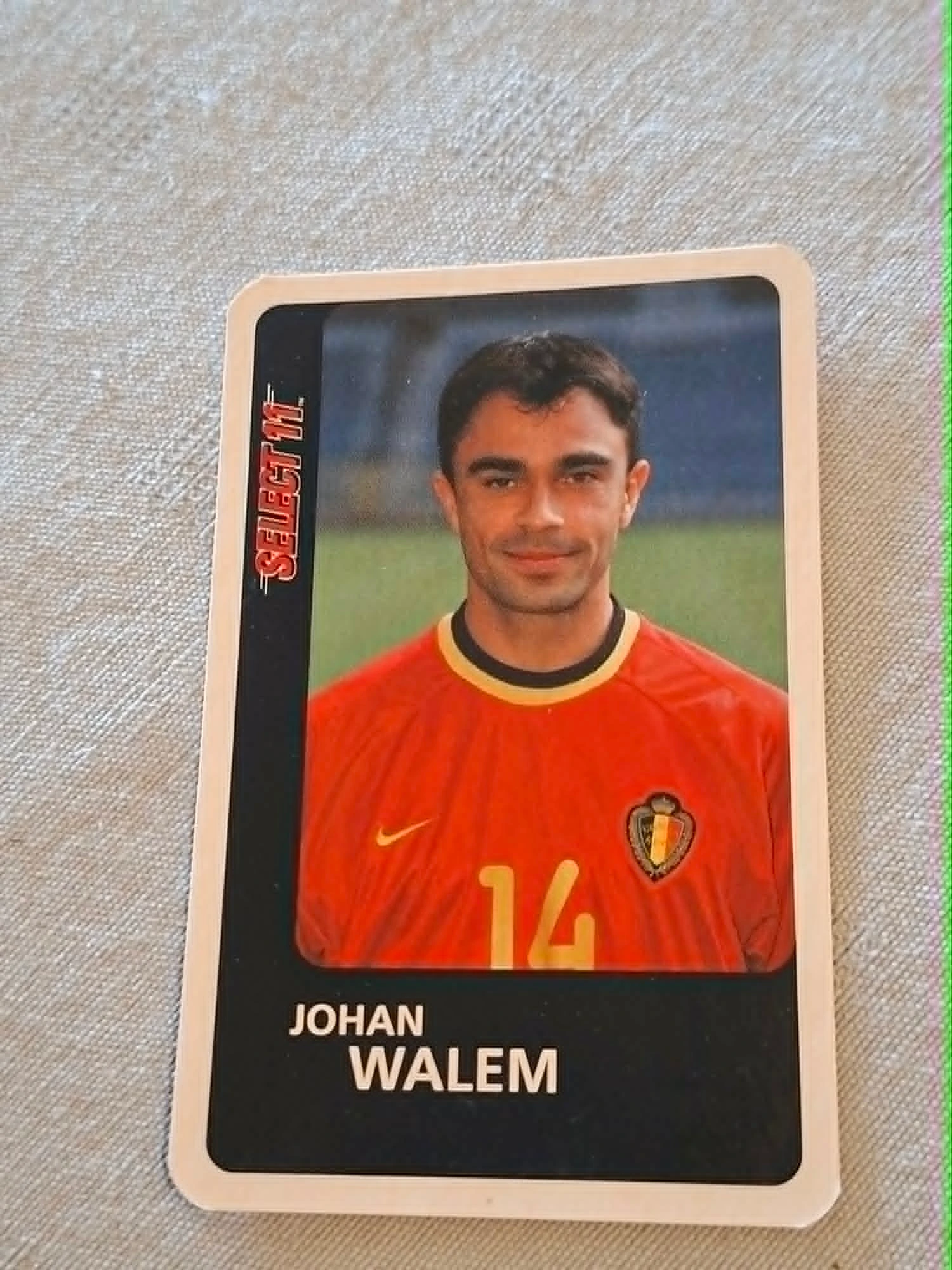 Voetbalkaart : Johan Walem / Rode Duivels